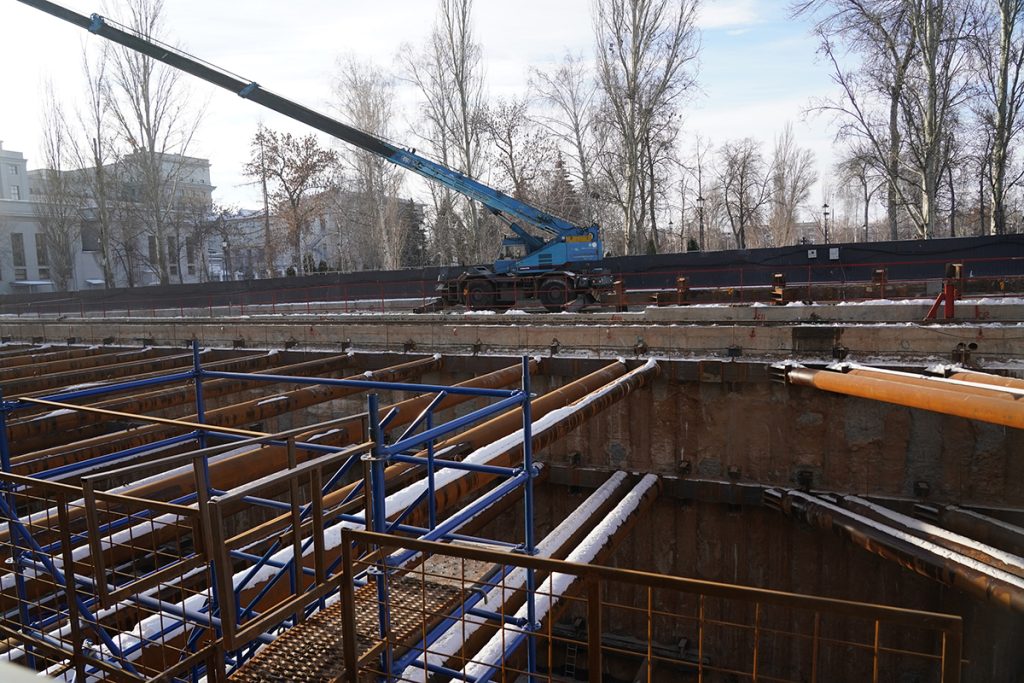 Виктор Кудряшов проинспектировал ход строительства стартовых котлованов Самарского метрополитена