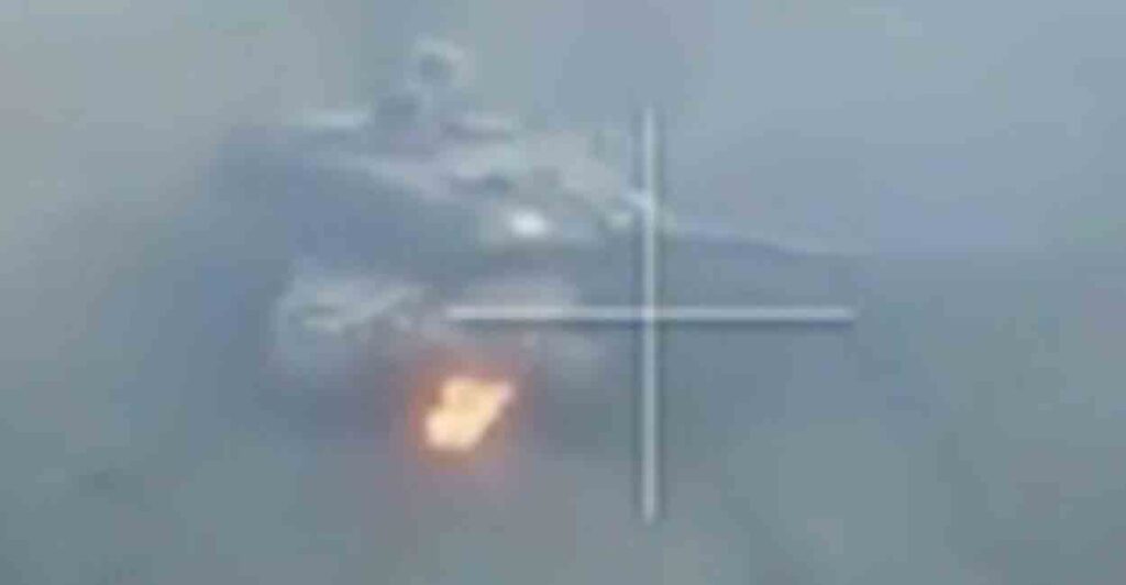 Под Авдеевкой уничтожен первый переданный для ВСУ танк Leopard-2A6