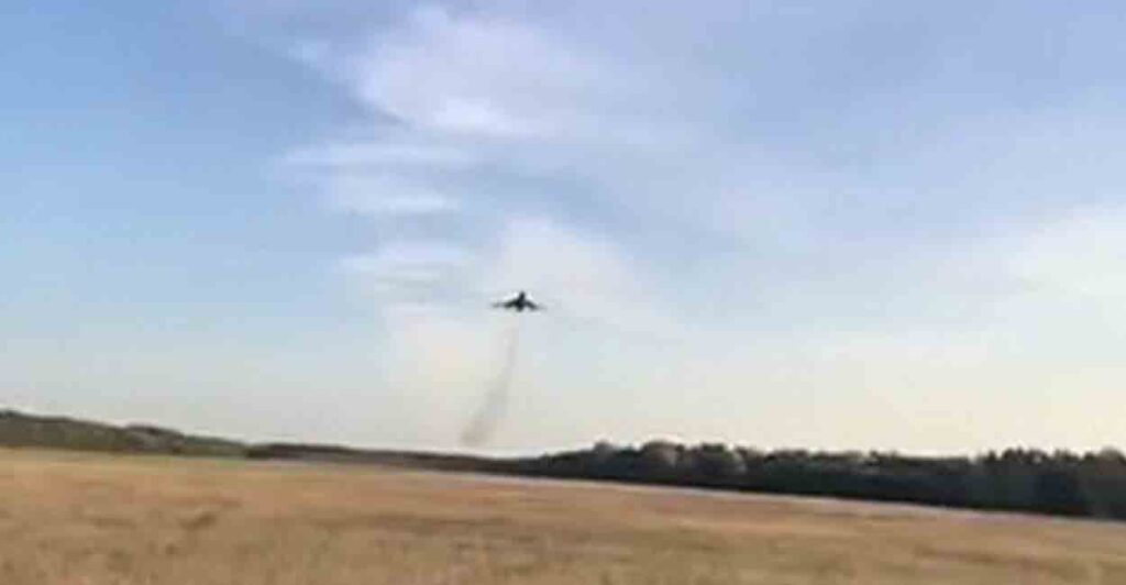 Воздушные силы ВСУ подняли в небо раритетный истребитель-бомбардировщик Су-17