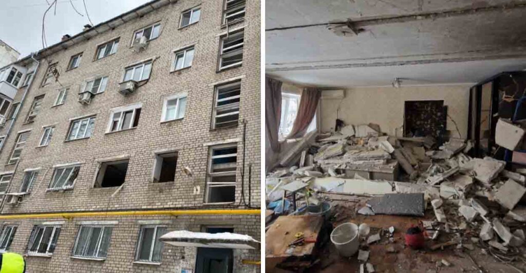 Четверо мужчин госпитализировано в Самаре после взрыва газа в квартире