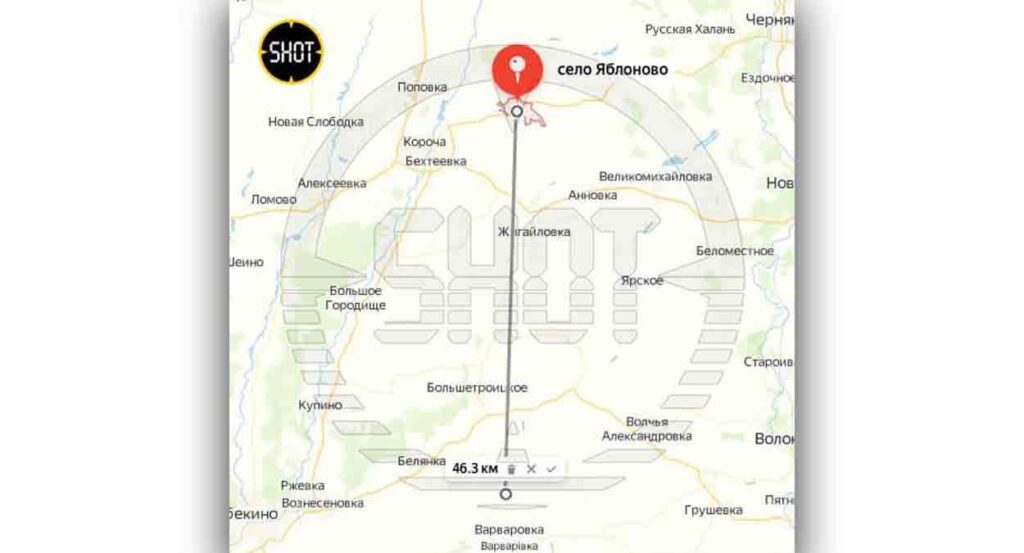 ВСУ могли атаковать Ил-76 с пленными украинцами с позиций в Харьковской области