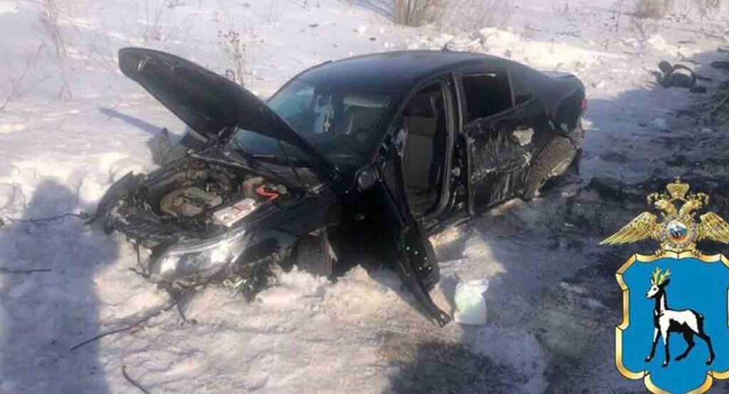 На трассе под Сызранью в ДТП погиб молодой водитель иномарки Saab