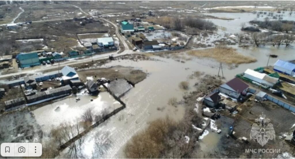 В Самарской области произошло подтопление водозаборной станции в селе Рощинский
