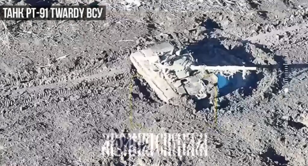 Украинские военные приехали на поле боя на одном танке и поплатились
