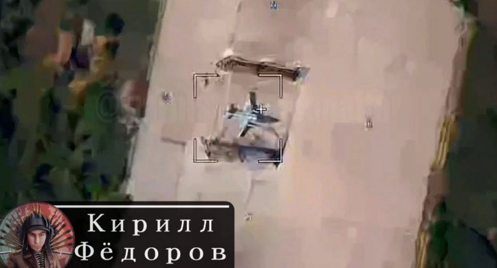 Российская ракета «Ланцет» попала точно в «нос» украинского Су-25