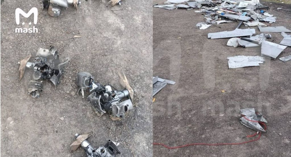 Опубликованы снимки сбитых украинских БПЛА в Северной Осетии
