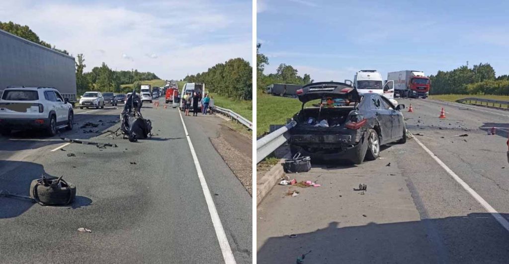 Два человека погибли в ДТП с фурой на трассе М5 под Самарой