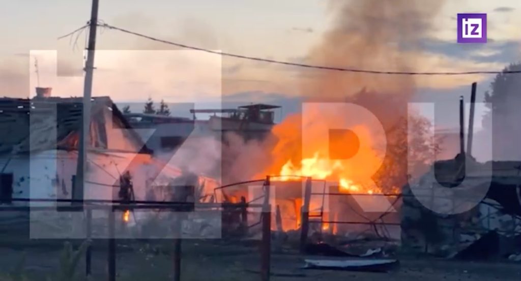 В Сети опубликовано новое видео с разрушениями в Судже после атаки ВСУ