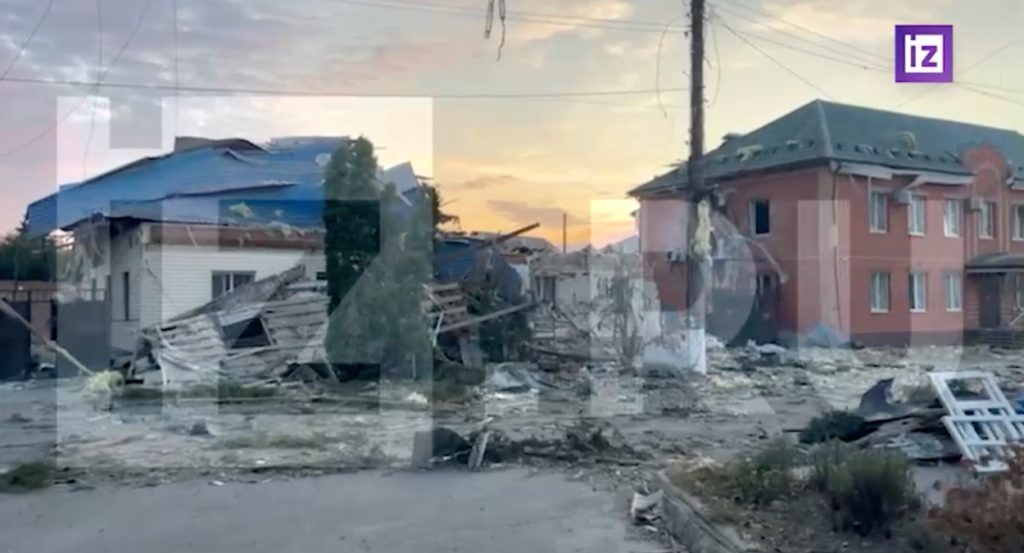 В Сети опубликовано новое видео с разрушениями в Судже после атаки ВСУ