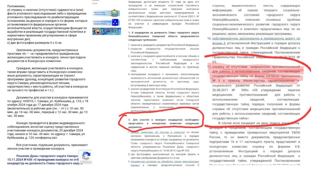 Кандидаты с эпилепсией и шизофренией смогут претендовать на пост главы Самары