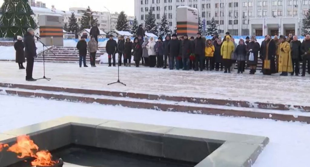 В Самаре почтили память погибших в Макеевке 2 года назад военнослужащих