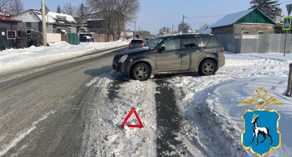 Женщина и семилетняя девочка пострадали в ДТП с Ssang Yong и Lada в Самаре