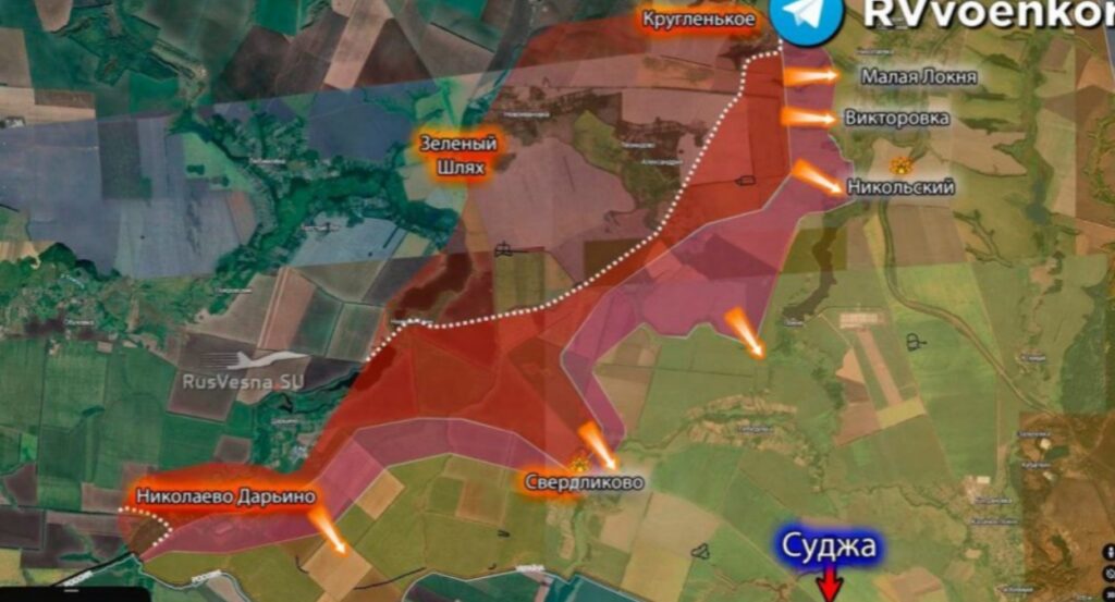 Российская армия прорвалась под Суджей на десятки километров