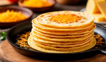 Сырные лепешки за 10 минут: готовим на сковороде целую стопку горячих вкусняшек