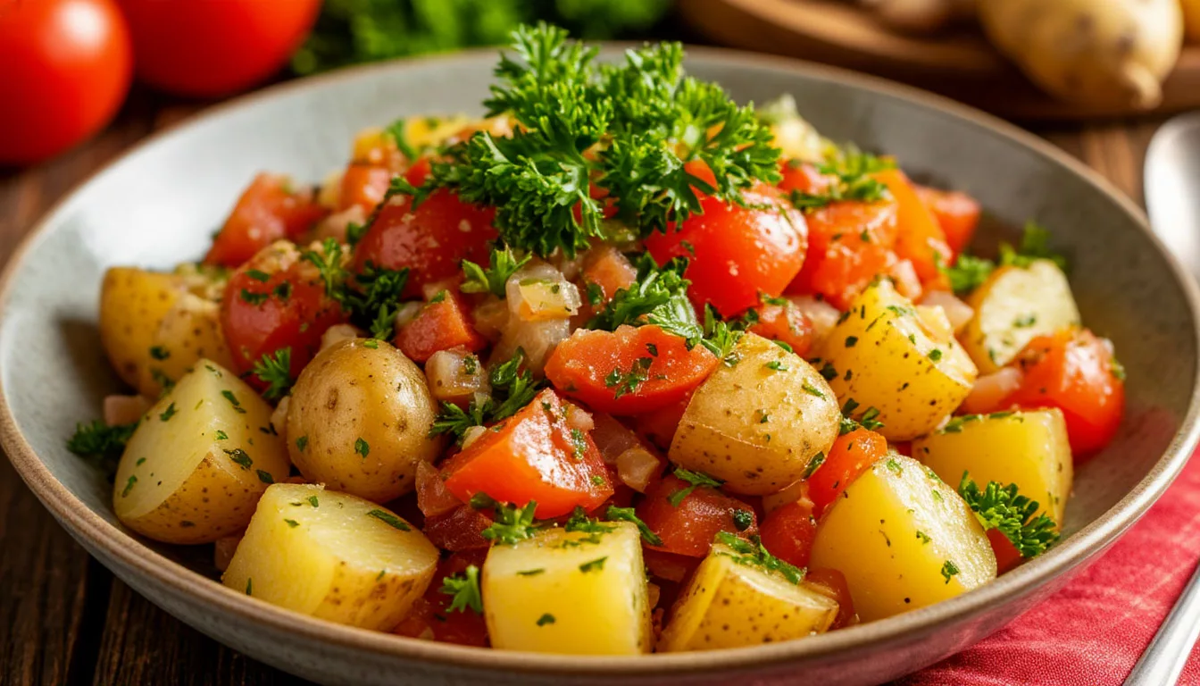 Сытный салат с картофелем: настолько вкусно, что домочадцы будут в восторге