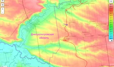 Подоляка: ВС РФ в полукилометре от Днепропетровской области