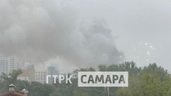 В Самаре произошёл фейерверк из-за пожара в магазине пиротехники