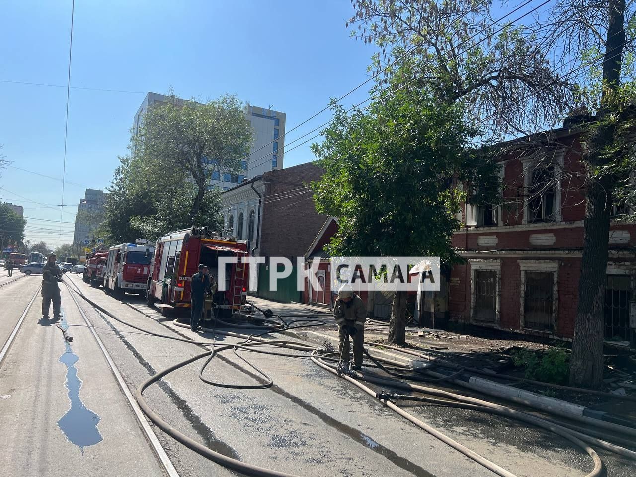 В Самаре утром 18 июля трамваи остановились из-за возгорания на улице Красноармейской