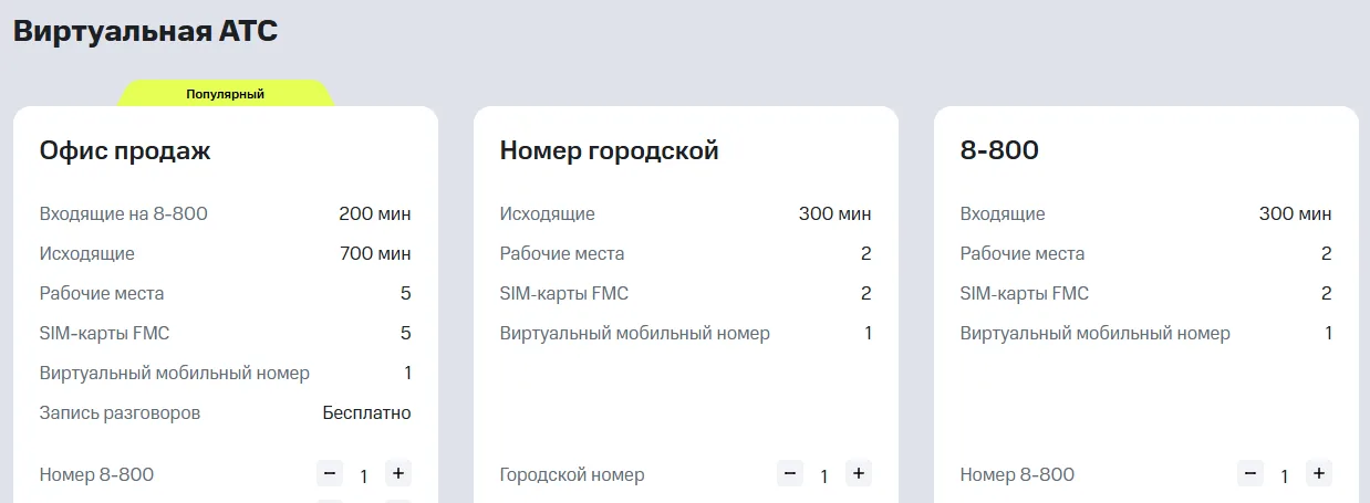 Облачная АТС: как выбрать тариф для эффективной коммуникации бизнеса