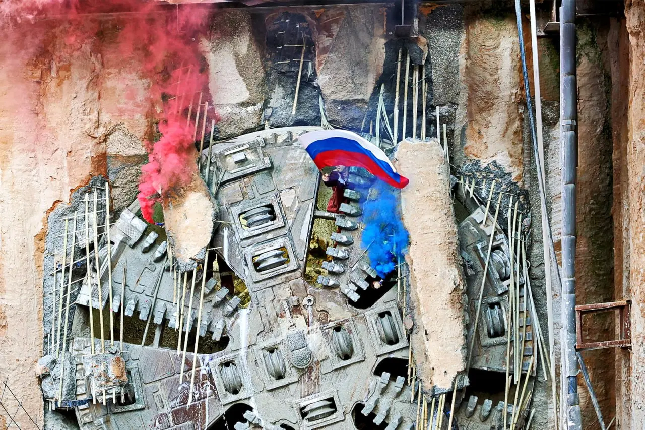 Фоторепортаж: завершение строительства тоннеля станции метро «Театральная» в Самаре