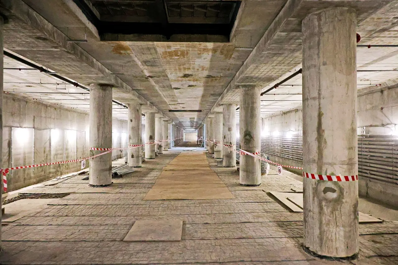 Фоторепортаж: завершение строительства тоннеля станции метро «Театральная» в Самаре