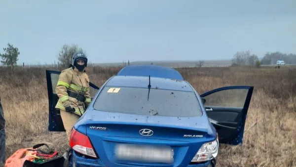 Под Самарой 7 ноября пострадал водитель после вылета машины в кювет