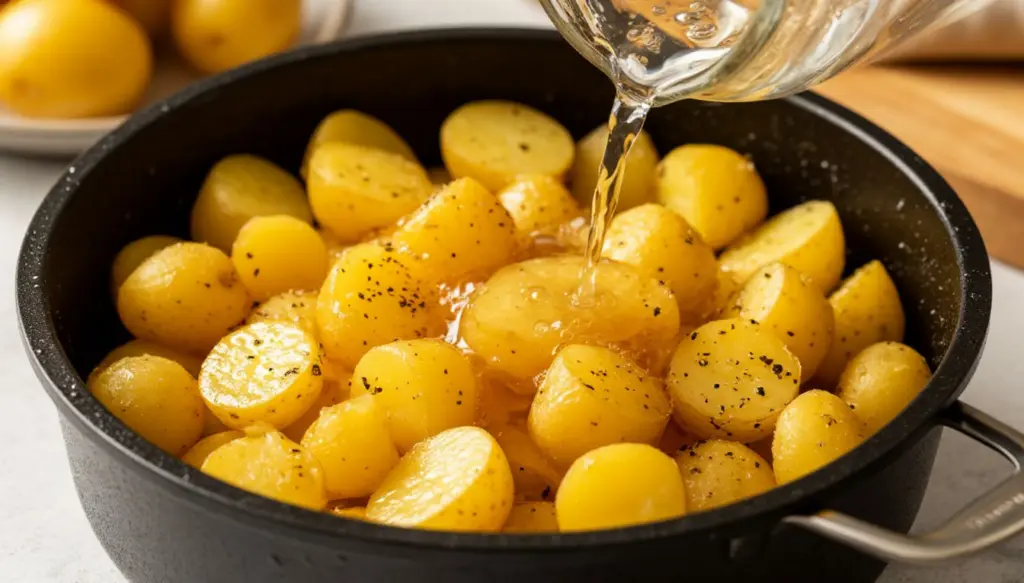 Зачем перед жаркой картошку ошпаривают кипятком – лайфхак, который знают только лишь повара