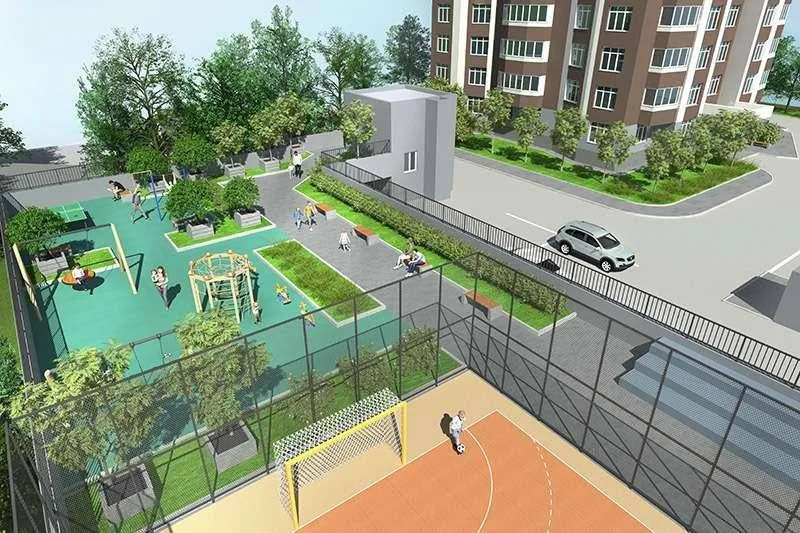 В поселке Управленческий в Самаре появилась визуализация нового многоэтажного здания