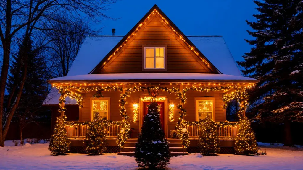 Как украсить двор на даче к Новому году по правилам ЖКХ и без перерасхода бюджета: рассказал эксперт