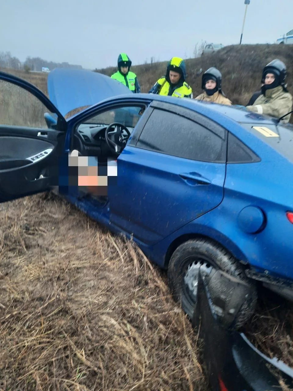 Под Самарой 7 ноября произошел инцидент, в результате которого пострадал водитель, вылетевший на своем автомобиле в кювет