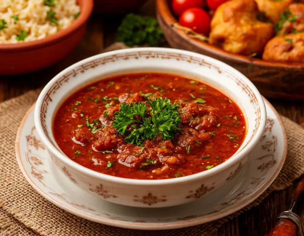 Харчо по-домашнему: настоящий грузинский суп с острым характером