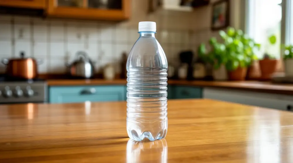 Бутылку надеваю на руку и радуюсь своему лайфхаку: дома смеются, но эффект обалденный