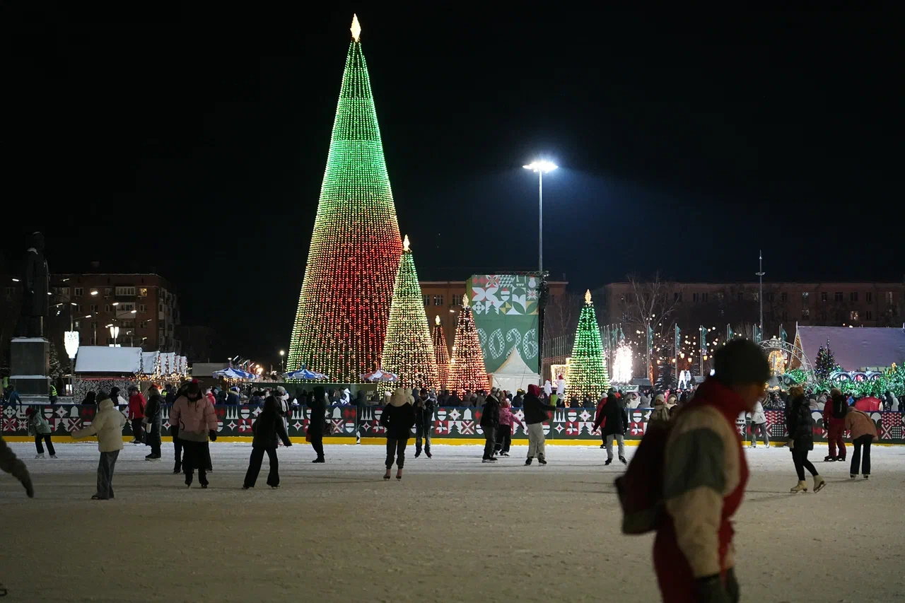 Фотографии: как встречали Новый год на площади Куйбышева в Самаре