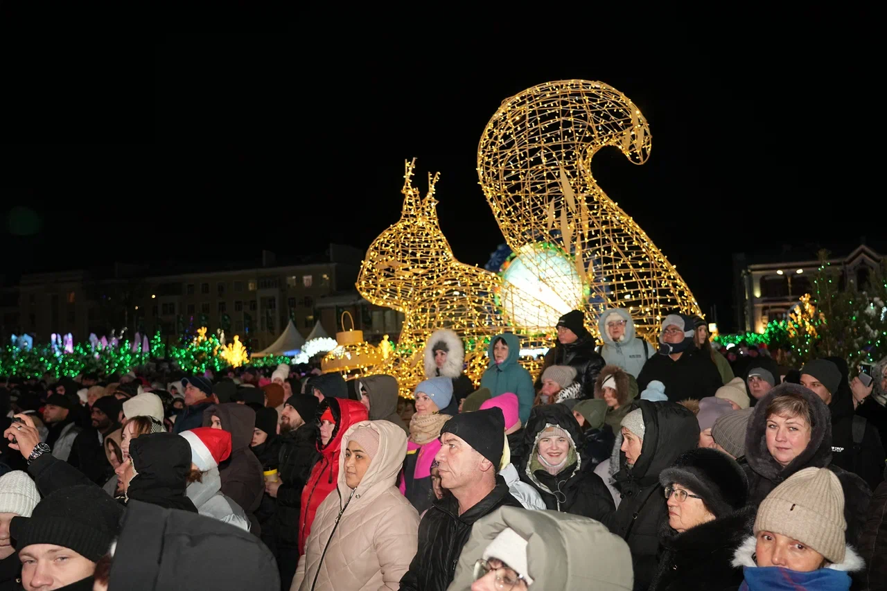 Фотографии: как встречали Новый год на площади Куйбышева в Самаре