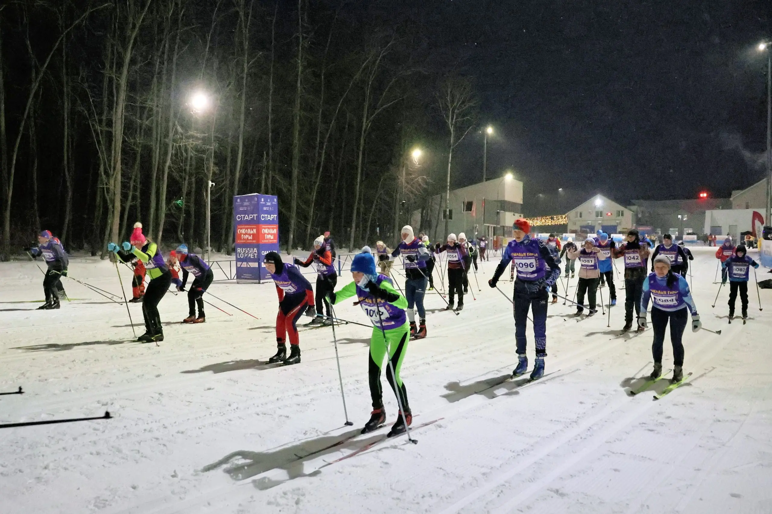 Фоторепортаж: в Самаре стартовал лыжный фестиваль «Сокольи горы»