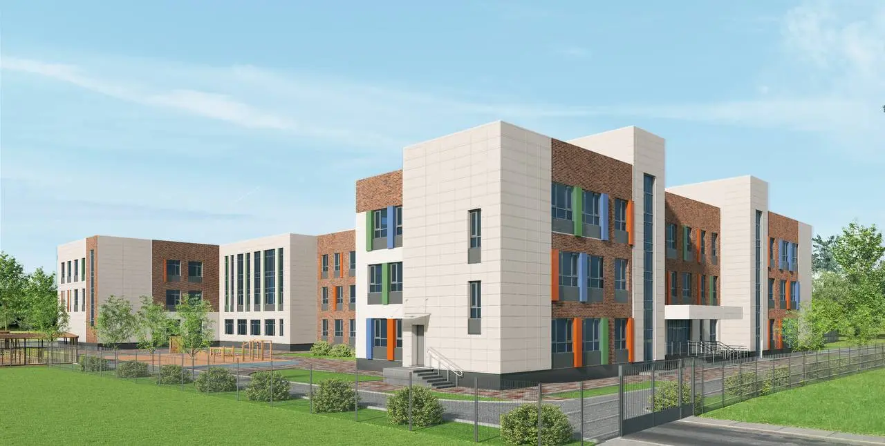 Представлены концептуальные наброски новой образовательной учреждения в районе Федоровка в Самарской области