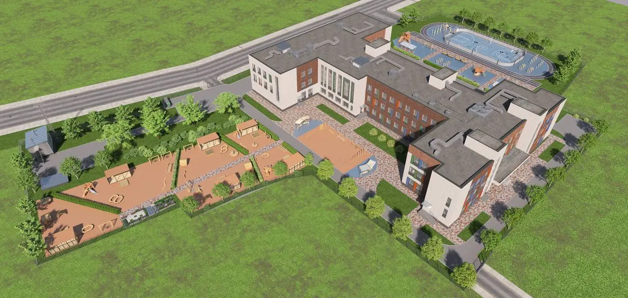 Представлены концептуальные наброски новой образовательной учреждения в районе Федоровка в Самарской области