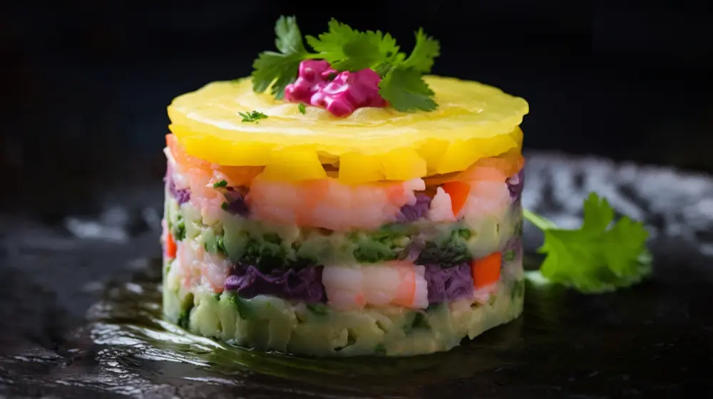 В восторге даже заядлые «оливьешники»: салатов с ананасом полно, но этот — самый удачный