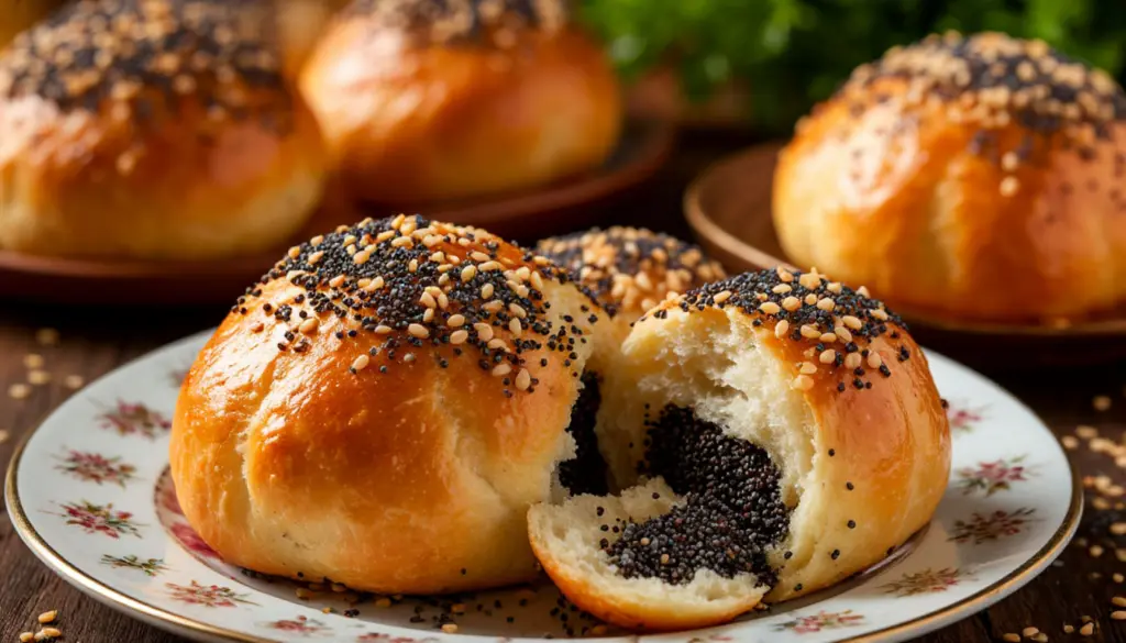 Пампушки с маком настолько нежные, что тают во рту: за час на столе пышные булочки