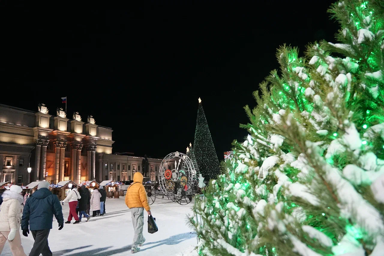 Фотографии: как встречали Новый год на площади Куйбышева в Самаре