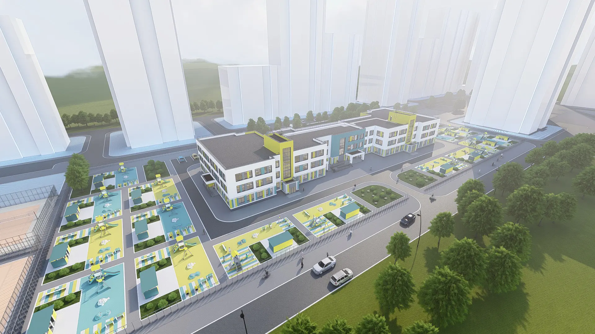 Становится известным, каким образом будет оформлен детский сад в районе «Амград» в Самаре