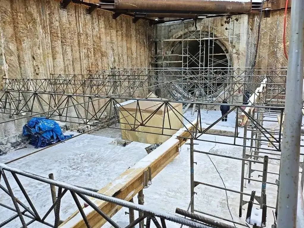 Завершено строительство основания левого тоннеля на станции «Театральная» в Самаре