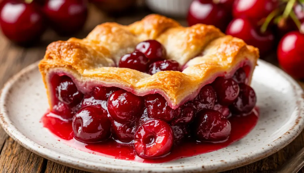 Вишнёвый пирог со сметанным кремом: нежный, сочный и без сложностей