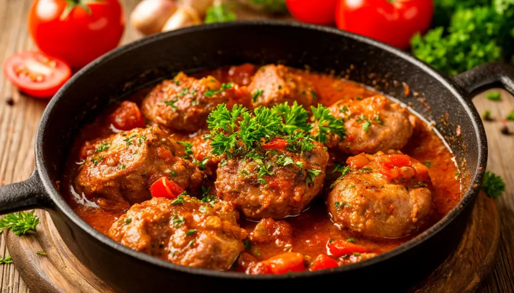 Оджахури на сковороде: вкусный грузинский ужин за 20 минут, от которого будут все в восторге