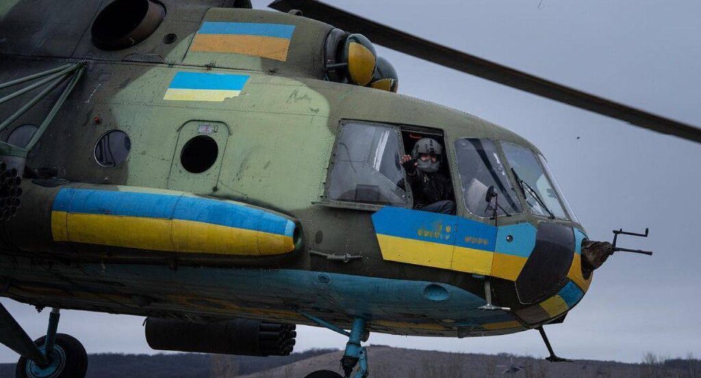 «РВ»: дрон ВС РФ атаковал вертолет Ми-24 ВС Украины, который вел огонь НАРами